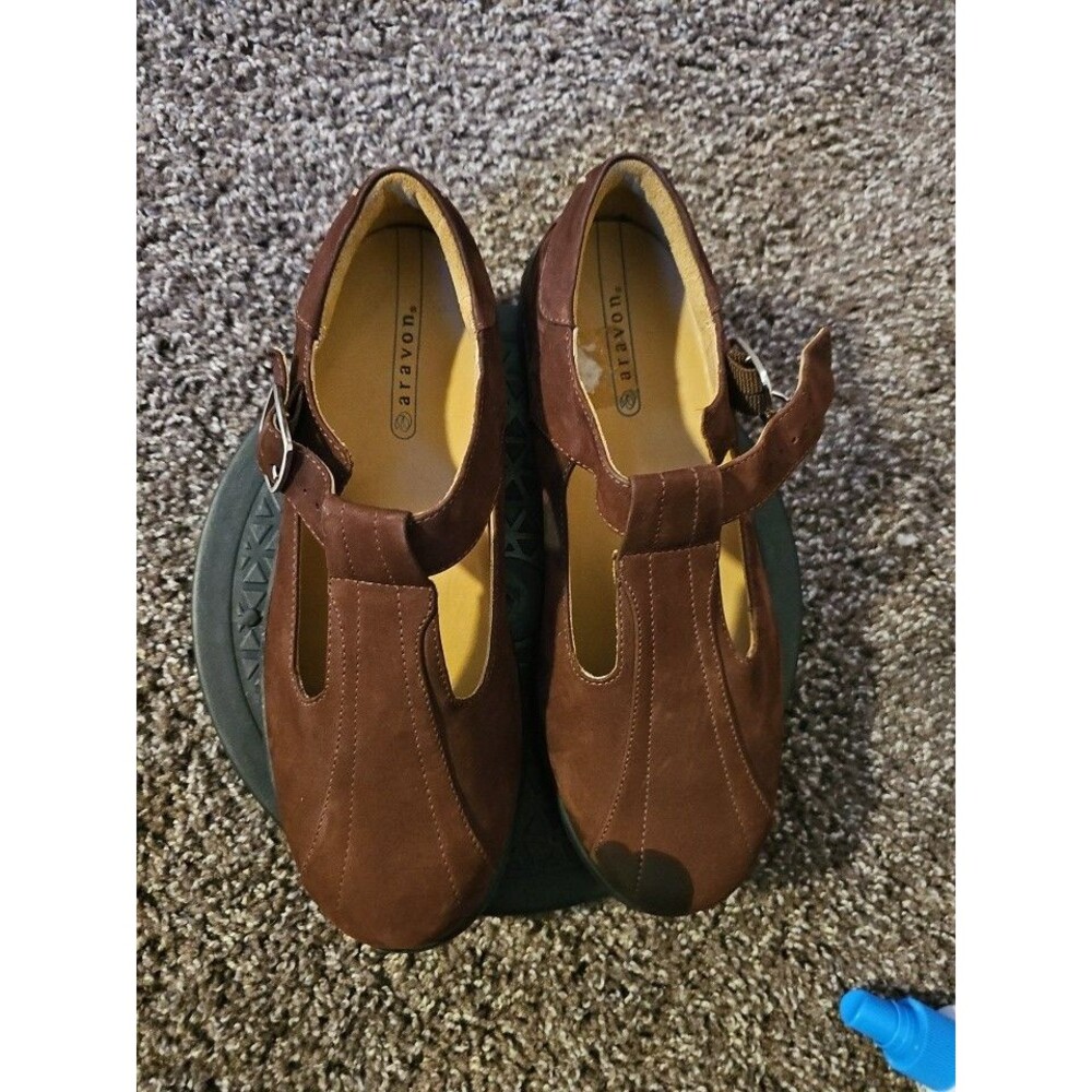 ARAVON walking shoes. Brown Mary Jane Size 7.5 D